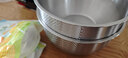 京东京造304不锈钢加厚淘米盆沥水篮 洗米盆 淘米篮厨房家用 实拍图
