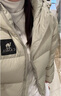 骆驼（CAMEL）【拒水羽绒】户外羽绒服鸭绒加厚羽绒衣经典时尚防风保暖运动外套 A33CR07164C，奶茶棕，男女同款 L 实拍图
