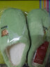安尚芬棉拖鞋女士秋冬季新款室内家居月子鞋厚底防滑保暖加绒棉鞋 绿色【卡通熊】 36-37 适合35-36 实拍图