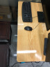 舒客艺家 电脑桌台式小户型小桌子家用学习桌写字办公书桌电竞长条桌子 木纹黑架单桌100*60*74 加固电脑桌 实拍图