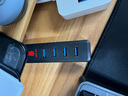 川宇Type-C3.2Gen2分线器 10Gbps高速扩展坞延长线 4口HUB集线器 一拖四多接口转换器带type-c供电 实拍图