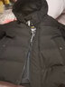 雅鹿羽绒服男士短款爸爸装冬季加厚保暖外套休闲时尚中老年人防寒衣服 黑色 90白鸭绒+可脱卸连帽 L (175) 推荐体重110-130斤 实拍图