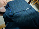红蜻蜓（RED DRAGONFLY）休闲裤男四季棉质商务休闲百搭直筒裤时尚修身微弹长裤子藏青30 实拍图
