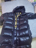 高梵黑金鹅绒服王星越同款先锋3.0八格男女同款羽绒服长款冬季厚外套 黑色 2XL 实拍图