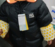 巴拉巴拉童装儿童羽绒服男童外套女童面包服冬装保暖立领外套时尚 中黄30450-白鸭绒 100 cm 实拍图