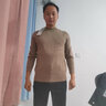 威可多（VICUTU）男士潮流【旷野美拉德羊毛衫】毛衣可机洗半高领针织衫VRW8838163 驼色 L 实拍图