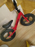 博贝臣儿童平衡车无脚踏自行车2-5岁滑行车1-3岁小孩两轮滑步车4-6-9岁 充气轮- 12寸 红色 -推荐80-110cm 减震充气轮胎 实拍图