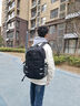 Edison初中学生书包护脊减负防泼水运动轻便双肩包男反光背包E27-1黑色 实拍图
