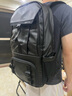 智纳双肩包男休闲商务通勤背包大容量学生书包旅行出差笔记本电脑包 黑色轻奢【带干湿分离】 实拍图
