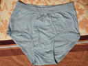 三枪女士内裤【7A原纱抗菌】100%棉高腰大码妈妈透气女三角裤3条装 实拍图