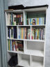 蔓斯菲尔（MSFE） 书架简约落地收纳多功能大容量省空间储物架多层置物书架柜子 15格带背板+80*24*180cm暖白色 实拍图