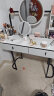 PULATA梳妆台收纳柜一体化妆桌小户型网红ins风女生化妆台 SZ000636G01 实拍图