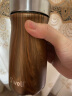 SWELL宽口保温杯茶杯创意个性男女大容量不锈钢水杯高档礼物 柚木350ml 晒单实拍图