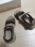 斯凯奇（Skechers）凉鞋夏季男简约户外休闲沙滩鞋魔术贴增高凉鞋204105-CHOC 晒单实拍图