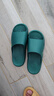 回力静音男士室内户外穿厚底防滑速干洗澡凉拖鞋HL3A23深绿42-43码 实拍图