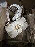 GUCCI古驰GG Marmont系列链条mini女士单肩包绗缝斜挎包 白色 均码 晒单实拍图