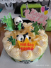 味多美 蛋糕生鲜 水果儿童奶油生日蛋糕 北京同城配送  熊猫乐园蛋糕 20cm 原味坯杂果夹心 实拍图