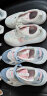 乔丹（QIAODAN）童鞋2023春季款女大童跑步鞋魔术贴运动鞋子矿物蓝/嫩粉35 实拍图