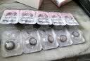 拉拜诗伞语三明治美瞳彩色隐形眼镜日抛10片好运女孩525度（55%含水) 实拍图