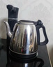 茶吧机通用烧水壶茶台水壶单壶电热水壶配件大全茶炉不锈钢壶单配 开盖黑色304【半自动】 实拍图