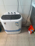 小鸭2.5公斤双缸小型半自动迷你洗衣机 婴儿小洗衣机 内衣裤洗衣机 XPB25-1680S 洗脱同步 实拍图