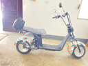 骏杰动感男女士双人酷炫代步带电瓶大哈雷宽胎两轮成人亲子电动滑板车成人 10寸铝轮X20提出充电/空载80公里 实拍图