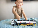 赟娅可喷水大号仿真合金油罐车模型运输工程车男孩新年礼物儿童玩具车 加长油罐车 实拍图