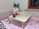 飞旺藤达床上书桌小桌子可折叠小桌板懒人简易床桌笔记本大号大学生宿舍 高雅木-旗舰款（书架+抽屉+杯托+卡槽） 70*48*32cm【加大加宽可放键鼠】 实拍图