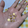中银亿金小金豆黄金投资金豆子实心足金锭真金元宝收藏送人投资生日礼物 月饼1g 实拍图