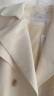 FANSILANEN范思蓝恩23FS11161 经典时尚中长款风衣外套女秋季新款英伦风 白色 XS 晒单实拍图