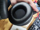 赖小星 通用耳机套45-110mm头戴式圆形耳罩网吧网咖耳机罩50 60 70 80 90 100mm游戏耳机替换海绵套配件 黑色光皮耳机套一对装【8cm】 实拍图