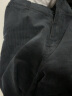 无印良品（MUJI）女式 木棉混灯芯绒直筒宽版裤 休闲阔腿裤子秋冬款 女款 BEE91C3A 黑色 XL(165/74A) 晒单实拍图