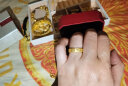 周生生母亲节礼物足金六字大明咒开口戒男女情侣求婚结婚对戒90212R计价4.85克 实拍图