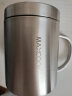 美厨（maxcook）304不锈钢水杯 320ml双层泡茶杯口杯儿童 带盖带手柄7.8cm MCB649 晒单实拍图