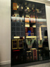 莀晞家居酒柜 客厅酒柜家用落地餐边柜储物柜展示柜简约带钢化玻璃门酒柜 轻奢灰三门120*40*200带灯有酒格 实拍图
