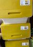 茶花（CHAHUA）收纳箱塑料收纳盒儿童玩具整理箱储物箱斜口前开叠加侧开收纳柜 【奶黄色】3个装 大号34L【45.5*38*31cm】 实拍图