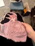 莫代尔纯欲可爱日系内衣女无钢圈蝴蝶结kt猫小胸无痕蕾丝纯欲文胸罩套装 粉色套装-精美礼盒装 M -34/75AB通杯 实拍图