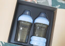 HEGEN海格恩奶瓶新生儿多功能奶瓶PPSU防胀气婴儿0-6个月奶瓶礼盒套装 150ml+240ml 奶瓶+2只储存盖 蓝色 实拍图