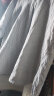 无印良品（MUJI） 女式 木棉混双层纱织五分袖束腰长上衣内搭罩衫衬衫BC2J1C4S 蓝色条纹 M(160/84A) 晒单实拍图