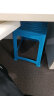 茶花 塑料凳子 家用条纹板凳 高方凳子46.6cm 蓝色 1只装 晒单实拍图