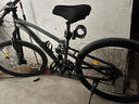 兰令软尾山地自行车成年人变速碟刹越野骑行男女学生双减震单车 影青釉【前后培林花鼓+软尾双减震+内走线】 27.5英寸(175-185cm身高) 30速 实拍图