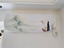 家工场 空调罩防尘罩挂机格力美的海尔奥克斯空调套保护罩挂式空调通用 远山黛 【全包】2P（94-108.5cm适用） 实拍图