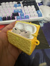 京苑 适用于AirPods Pro二代保护套airpods4苹果耳机套1/2/pro3代卡通蓝牙壳一二三代硅胶防摔保护壳 【仿真 吐司面包】+挂钩 AirPods Pro/Pro2保护套 实拍图