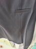 范思蓝恩23FS13066 时髦感不对称开叉半身裙通勤高腰中长款半裙女 黑色 S 晒单实拍图