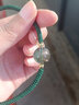 慈灵阁 绿幽灵水晶手链千层山聚宝盆招财女创意编织绳手绳转运珠金刚结 珠子直径12mm 实拍图