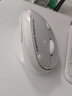 山业（SANWA） 人体工学蓝牙无线鼠标 垂直竖握 游戏办公 中小手适用 蓝光LED 5键 3档DPI 白色光面【无线】左手专用 附接收器 干电池 实拍图