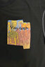 对白文森特·梵高联名撞色绣花短袖t恤女夏2026新款白色休闲上衣 静谧黑 L 实拍图