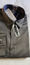 罗蒙（ROMON）休闲衬衫男长袖秋季免烫商务黑衬衣男士职业正装白衬衫男装中青年 深灰色 +黑色 2件装 3XL 建议160-175斤 实拍图
