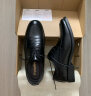 波图蕾斯(Poitulas)英伦男士商务休闲鞋正装皮鞋男系带耐磨 P9829 黑色 43 晒单实拍图