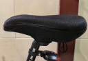 喜德盛（xds）坐垫套记忆海绵坐垫山地车自行车坐垫男女通用保护套骑行装备配件 黑色 实拍图